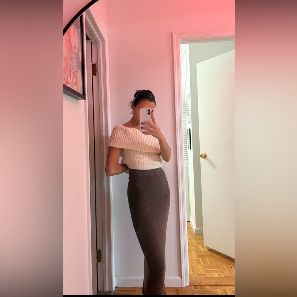 Reformation Wool Maxi Skirt